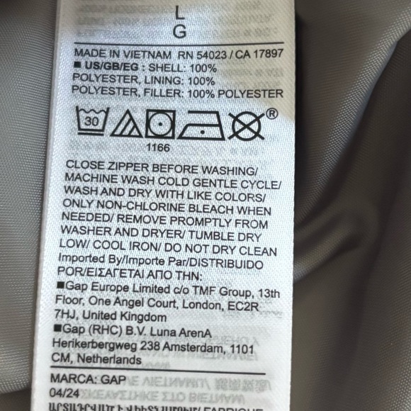 Gap Relaxed Short Puffer Jacket - Picture 7 of 7